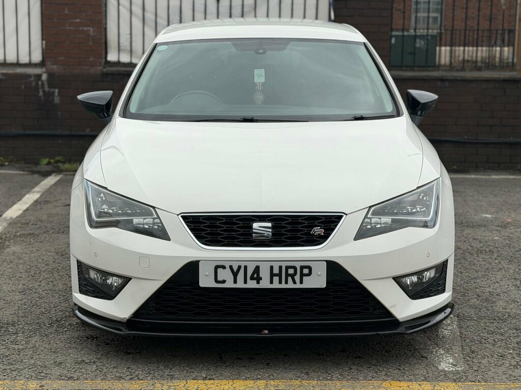 Seat Leon 2.0 Tdi Cr Fr Euro 5 Ss White #2
