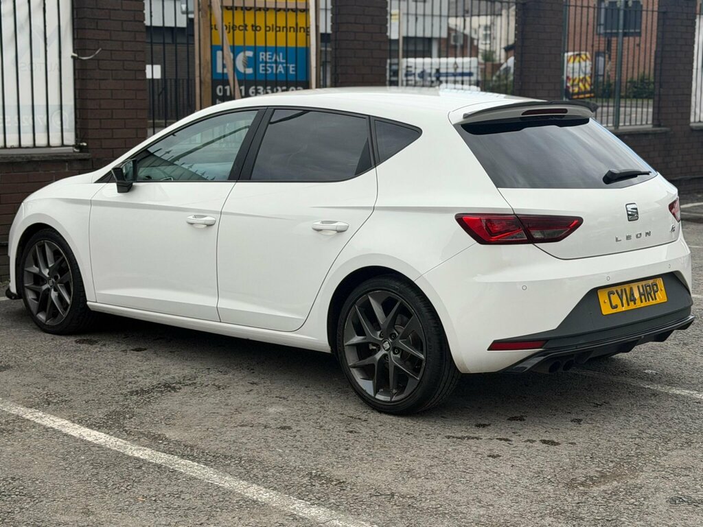 Seat Leon 2.0 Tdi Cr Fr Euro 5 Ss White #6
