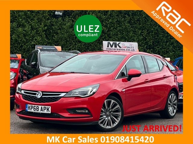 Vauxhall Astra 2018 1.4I Turbo Sri Nav Hatchback Manua Red