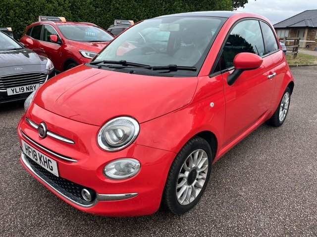 Fiat 500 2018 1.2 Lounge Hatchback Euro 6 Pink #5