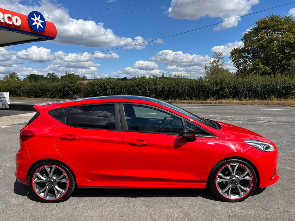 Ford Fiesta 1.0T Ecoboost St-line X Euro 6 Ss Red #4