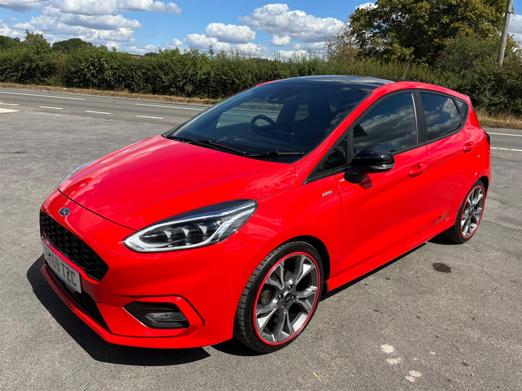 Ford Fiesta 1.0T Ecoboost St-line X Euro 6 Ss Red