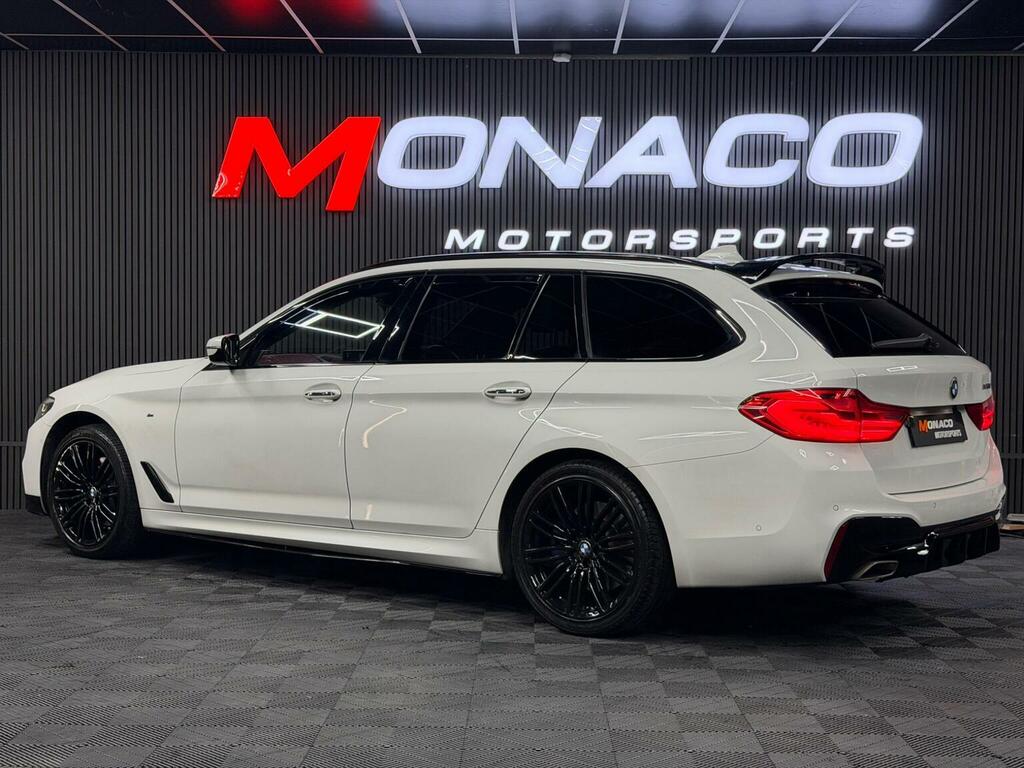 BMW 5 Series Estate 2.0 520D M Sport Touring Euro 6 Ss White #3