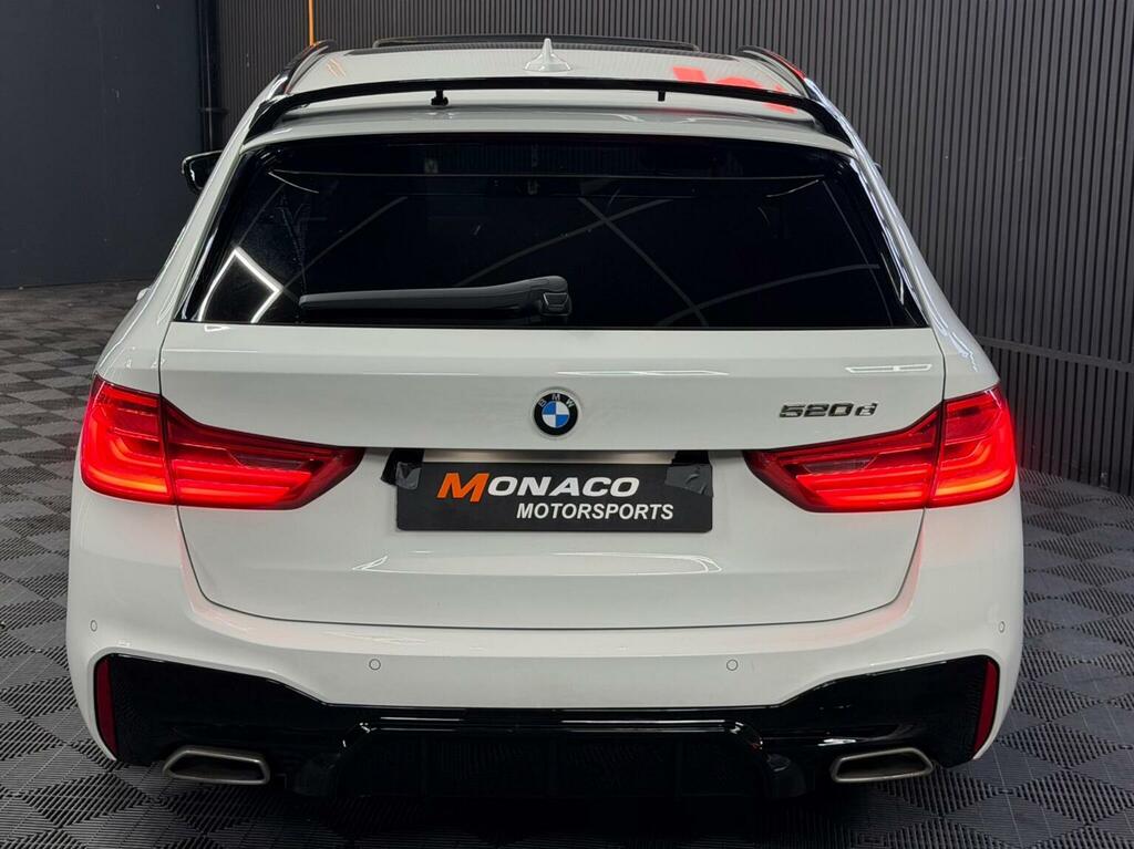 BMW 5 Series Estate 2.0 520D M Sport Touring Euro 6 Ss White #4