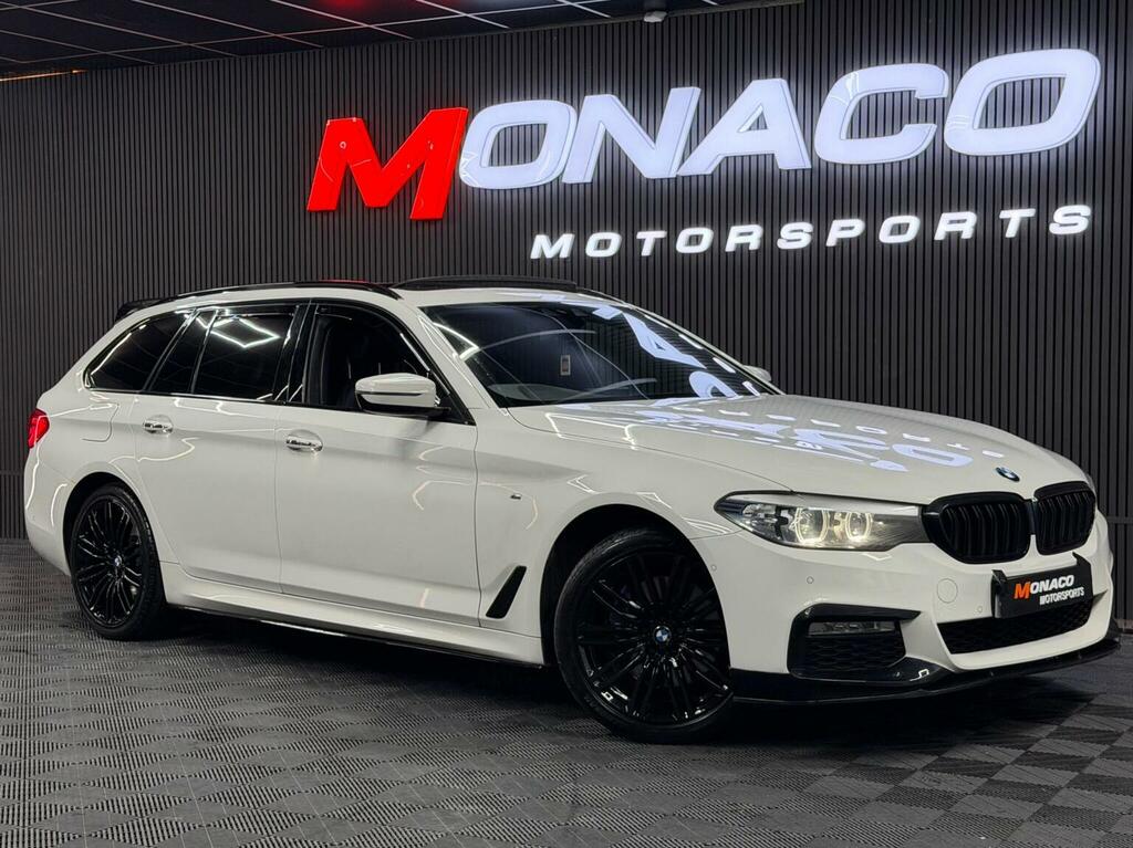 BMW 5 Series Estate 2.0 520D M Sport Touring Euro 6 Ss White