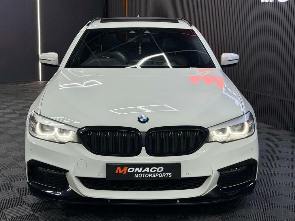 BMW 5 Series Estate 2.0 520D M Sport Touring Euro 6 Ss White #2