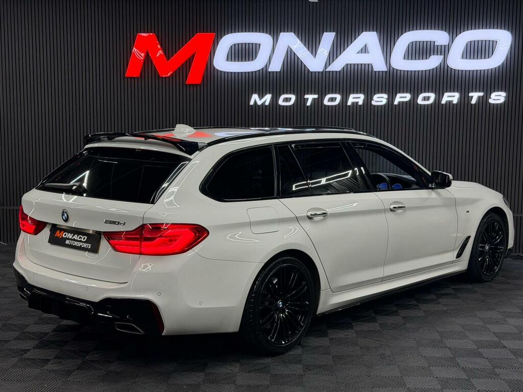 BMW 5 Series Estate 2.0 520D M Sport Touring Euro 6 Ss White #5