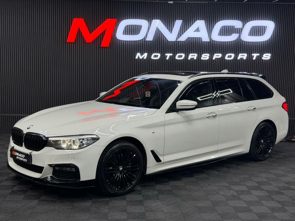 BMW 5 Series Estate 2.0 520D M Sport Touring Euro 6 Ss White #6