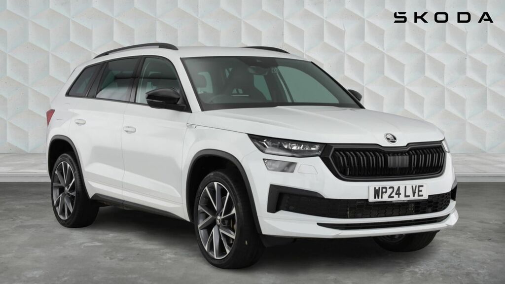 Skoda Kodiaq 2.0 Tdi Sportline Dsg 4Wd Euro 6 5-Door 7 Seat White