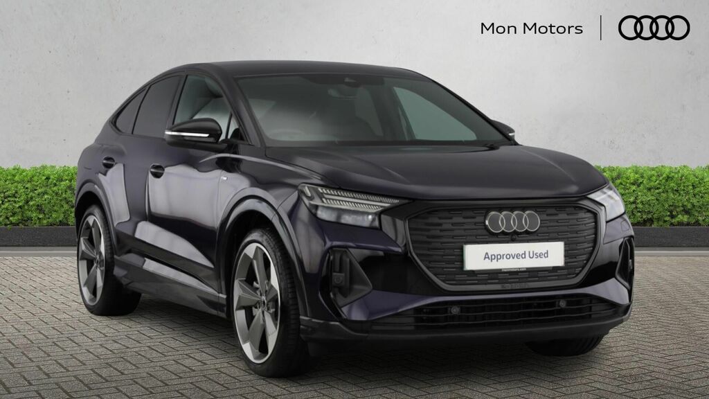 Audi Q4 E Tron 45 Black Edition Sportback 5-Door 82Kwh Purple