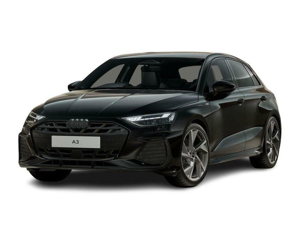 Audi A3 Tfsi Black Edition Sportback S Tronic Euro 6 5-Doo Black