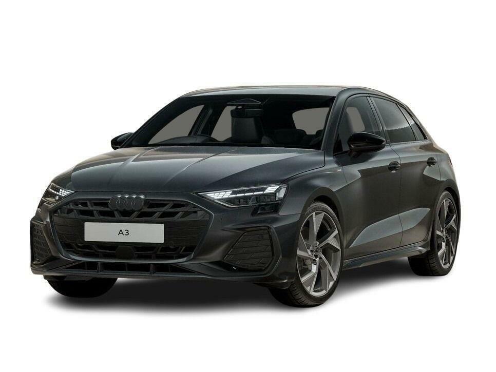 Audi A3 Tfsi Black Edition Sportback S Tronic Euro 6 5-Doo Grey