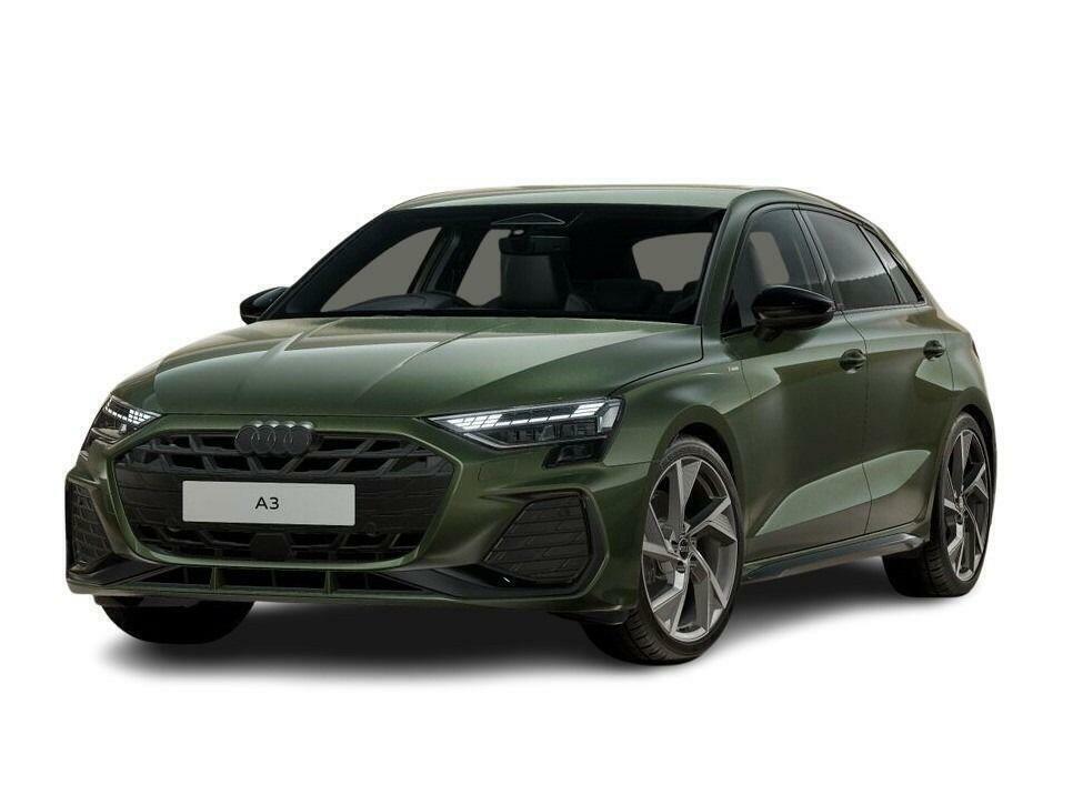 Audi A3 Tfsi Black Edition Sportback S Tronic Euro 6 5-Doo Green