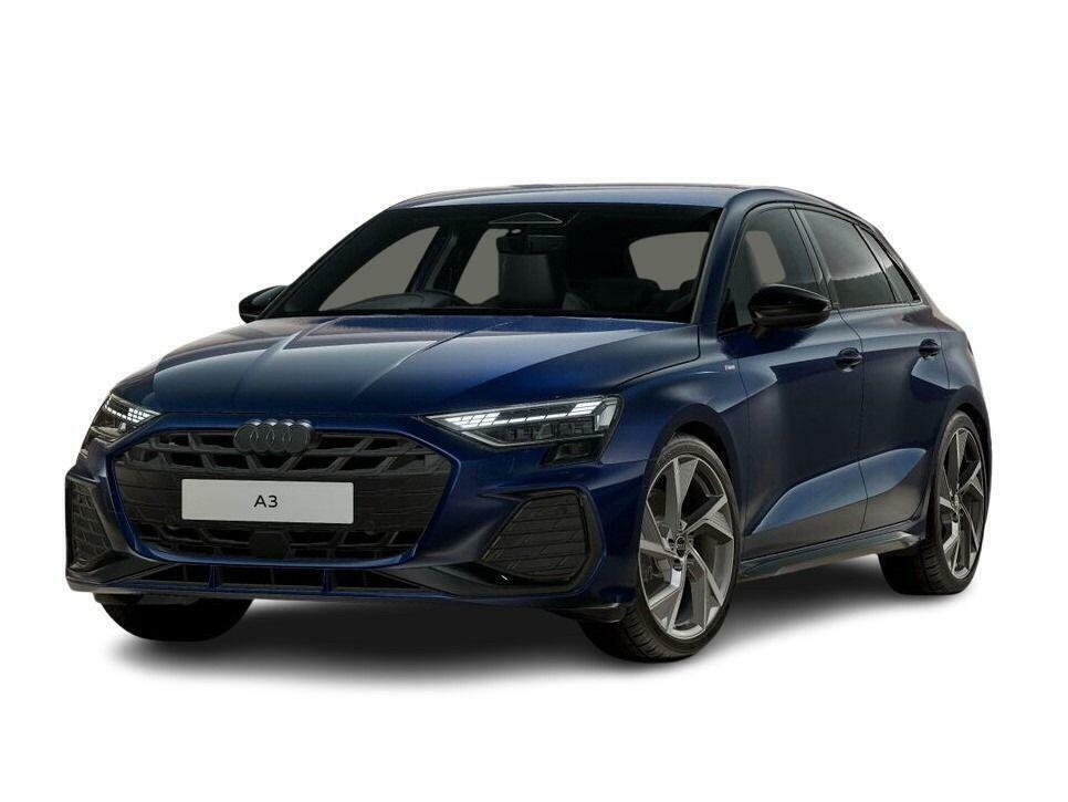 Audi A3 Tfsi Black Edition Sportback S Tronic Euro 6 5-Doo Blue