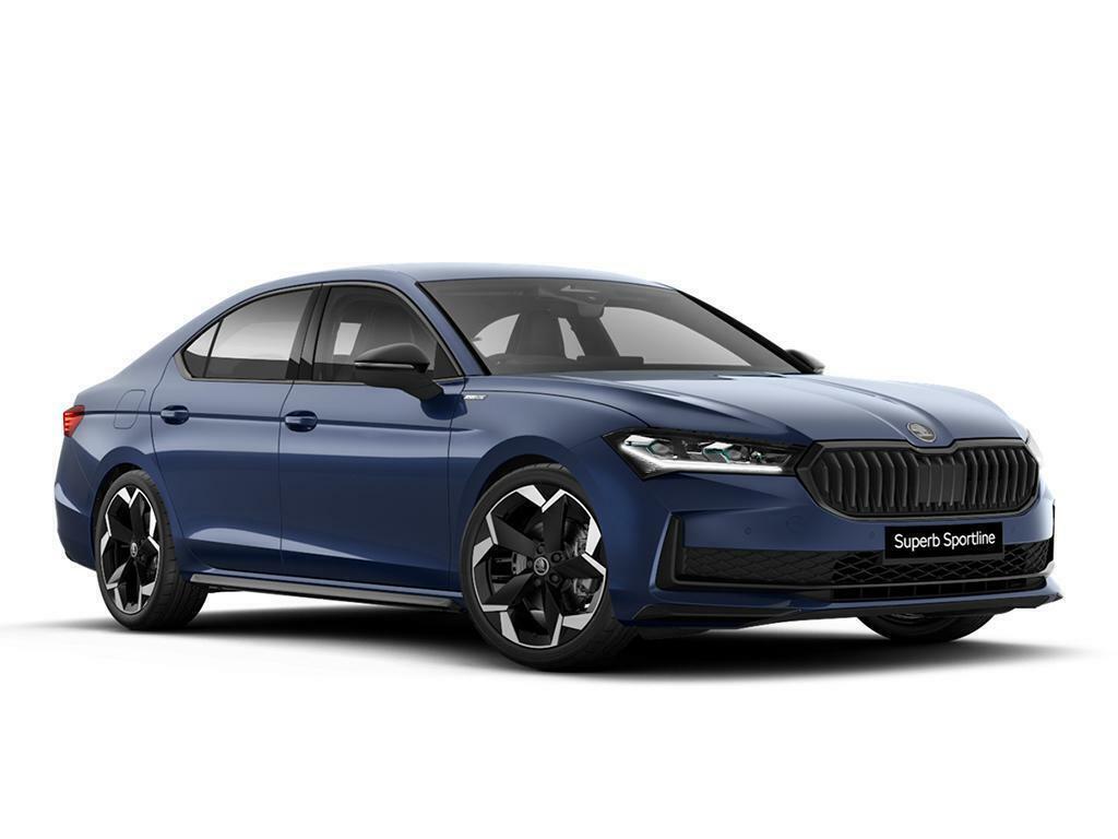 Skoda Superb 2.0 Tdi Sportline Dsg Euro 6 5-Door Blue