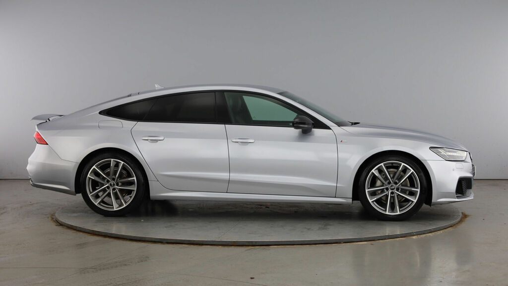 Audi A7 2.0 Tdi 40 Black Edition Sportback S Tronic Quattr Silver #4