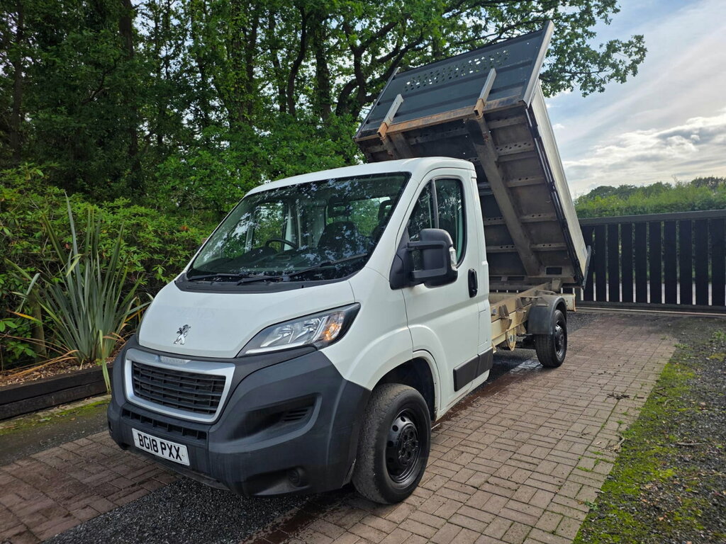 Peugeot Boxer 2.0 Bluehdi 335 Built For Business Tipper Dies White