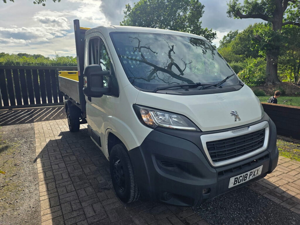 Peugeot Boxer 2.0 Bluehdi 335 Built For Business Tipper Dies White #5