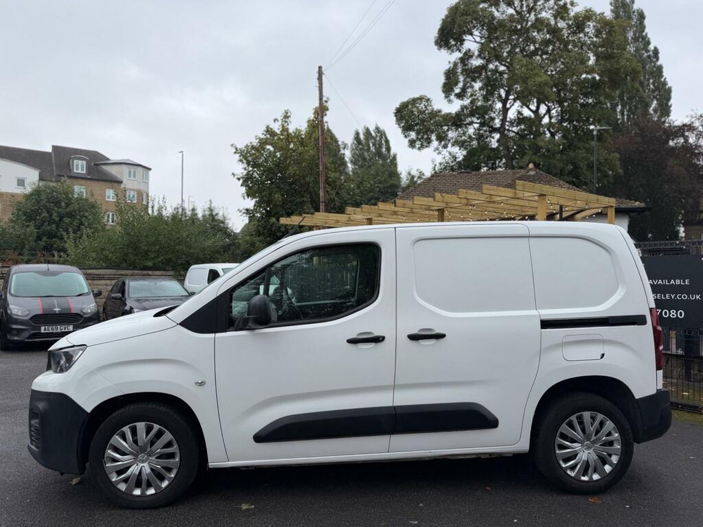 Peugeot Partner 1.5 Bluehdi 1000 Professional Standard Panel Van S White #4