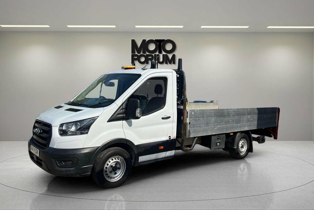 Ford Transit Custom Chassis Cab 2.0 350 Ecoblue Mhev Leader Fwd L4 Eur MA71EZM White