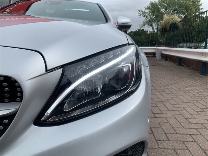 Mercedes-Benz C Class 2.1 C250d Amg Line Premium Plus Coupe Silver #6