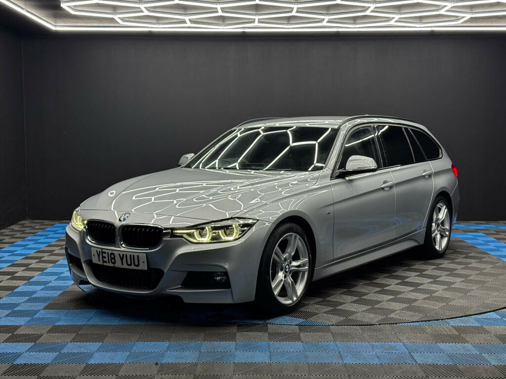 BMW 3 Series 2.0 320D M Sport Touring Euro 6 Ss Silver #3