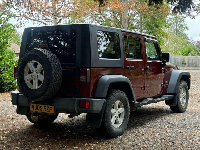 Jeep Wrangler 2009 2.8 Crd Sport Unlimited Suv Red #4