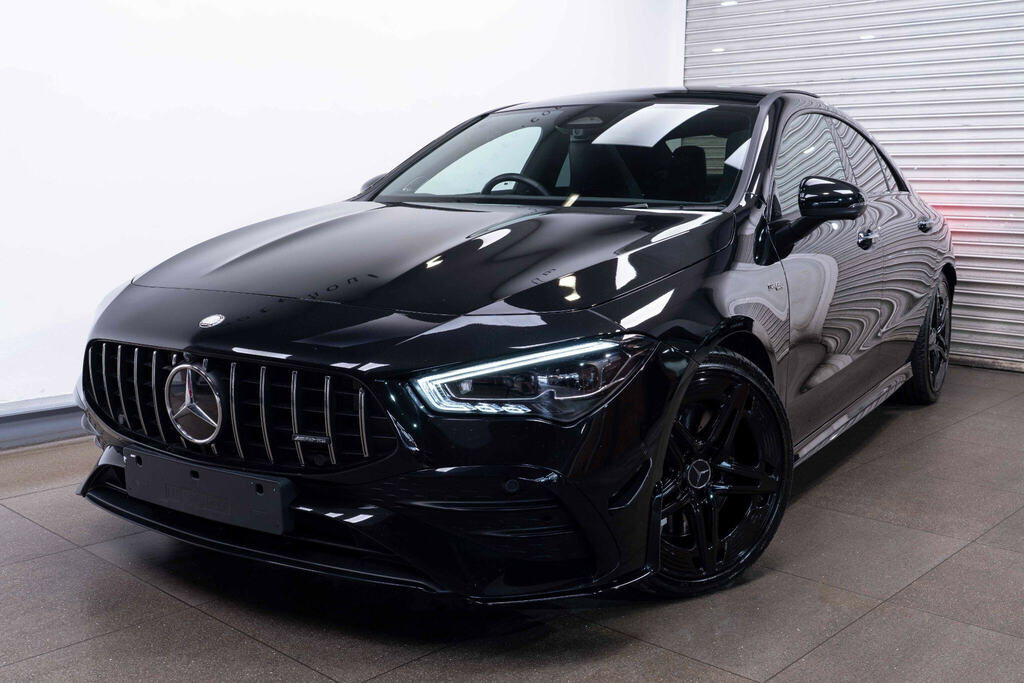 Mercedes-Benz CLA Class 2.0 Cla35h Mhev Amg Premium Plus Coupe 8G-dct 4M Black #5