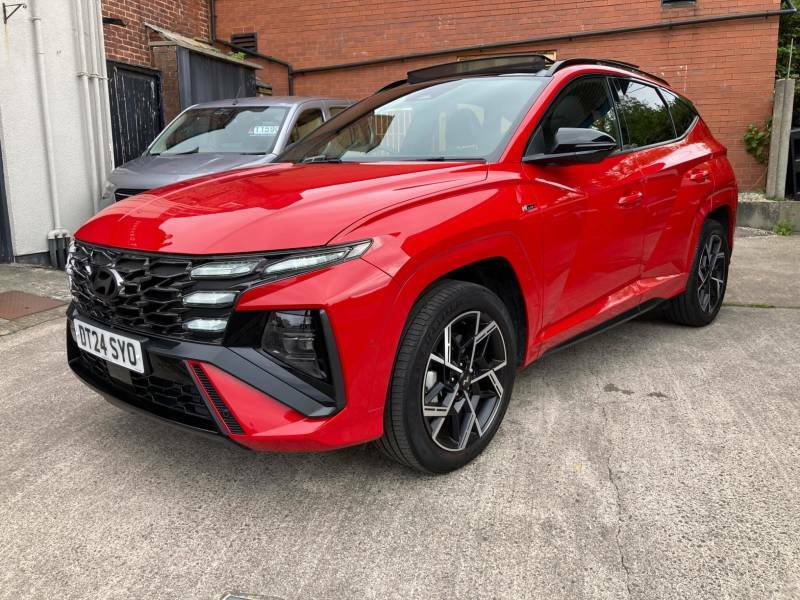 Hyundai Tucson 1.6T Hybrid N Line S Red