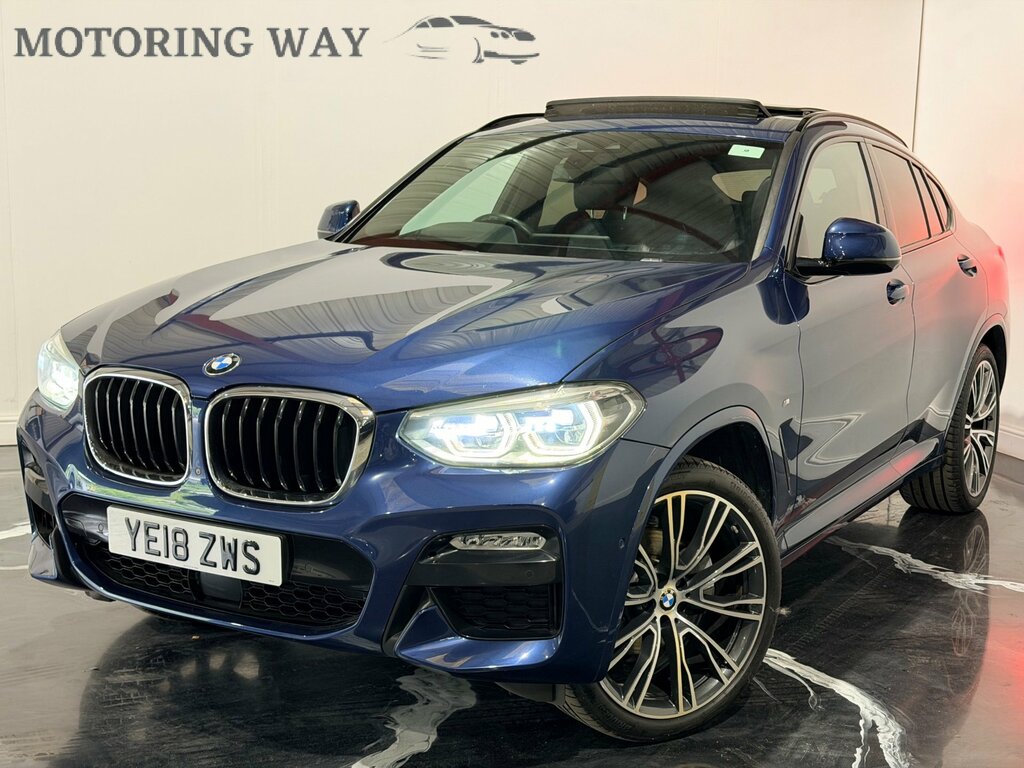 BMW X4 2.0 20D M Sport Suv Xdrive Euro 6 Blue #4