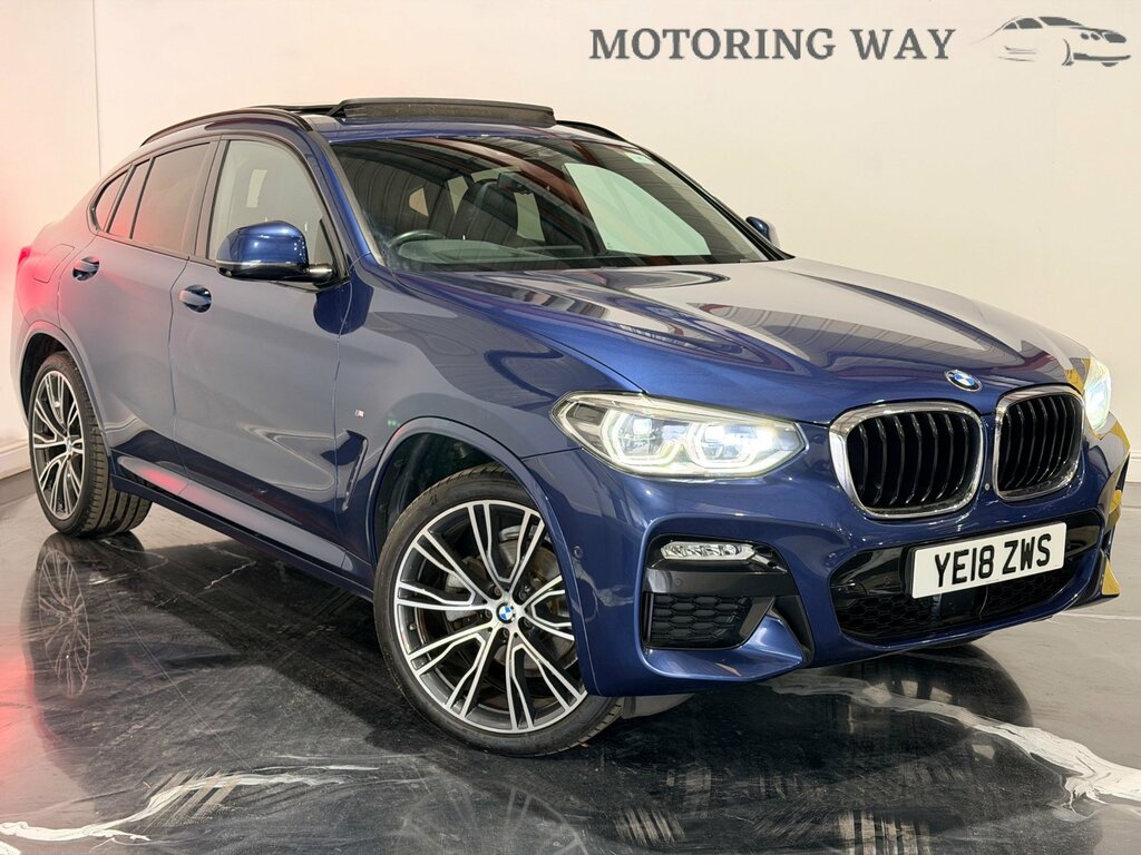 BMW X4 2.0 20D M Sport Suv Xdrive Euro 6 Blue