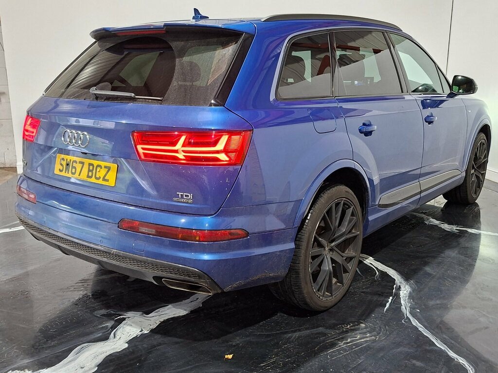 Audi Q7 3.0 Tdi V6 S Line Suv Tiptronic Quattro Blue #4