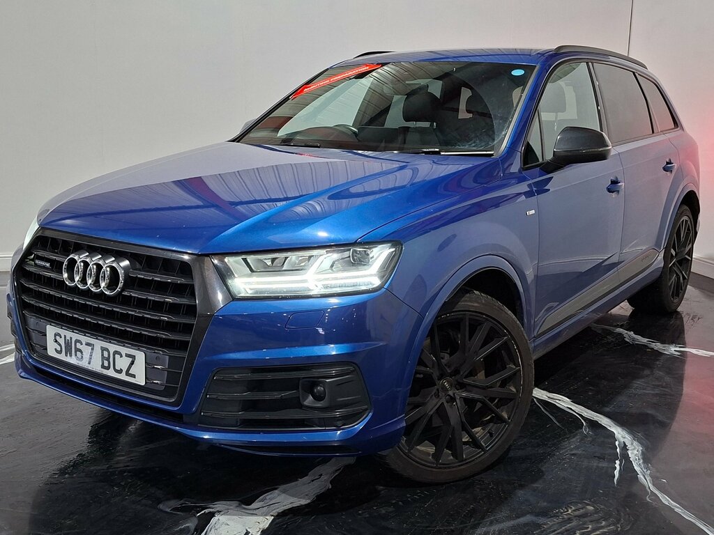 Audi Q7 3.0 Tdi V6 S Line Suv Tiptronic Quattro Blue #3