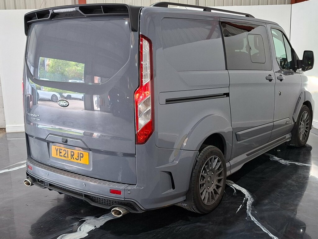 Ford Transit Custom 2.0 320 Ecoblue Limited Crew Van Double Cab Di Grey #4