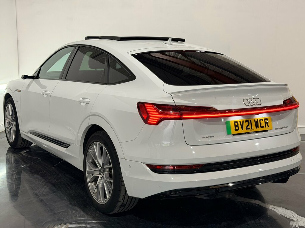 Audi E-tron 55 Launch Edition Sportback Quat White #5