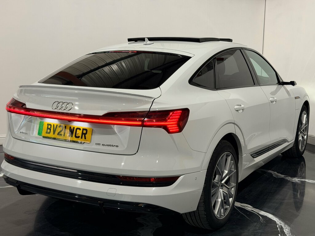Audi E-tron 55 Launch Edition Sportback Quat White #6