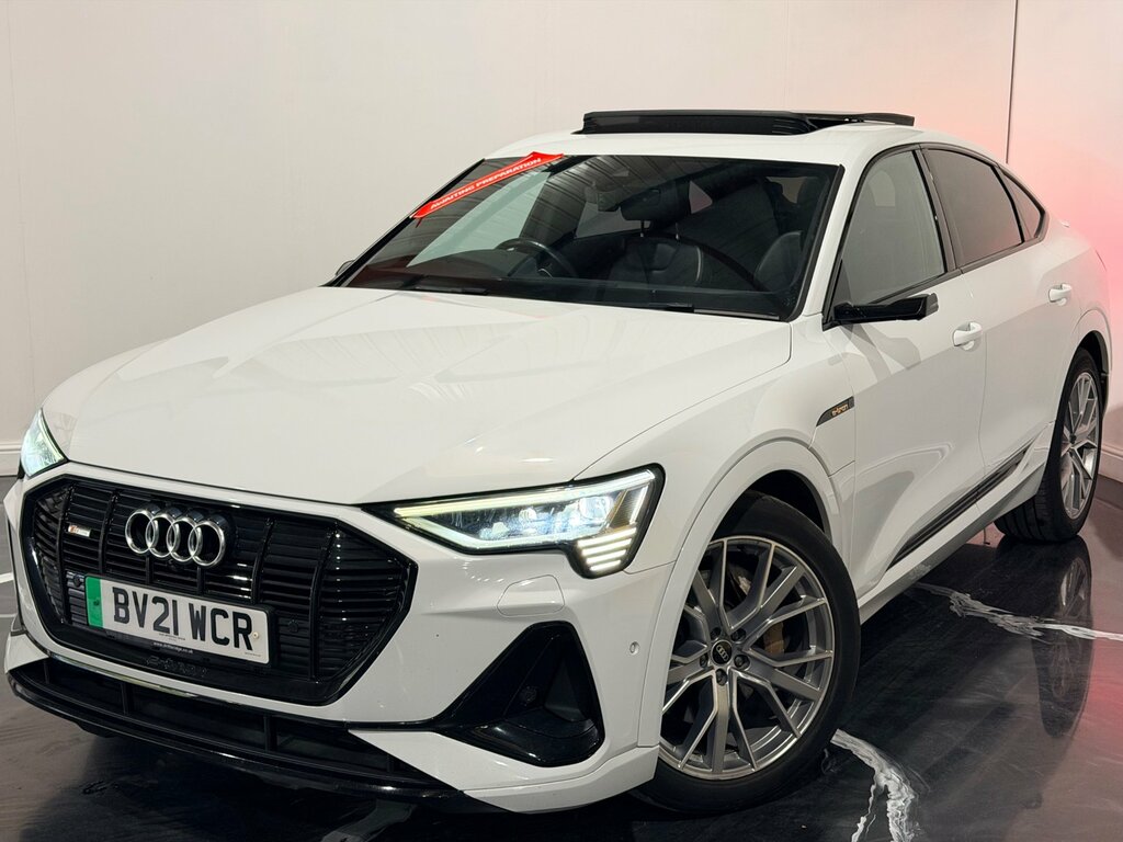 Audi E-tron 55 Launch Edition Sportback Quat White #3