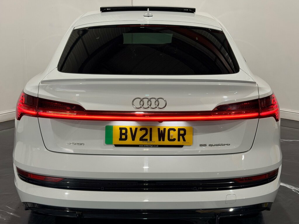 Audi E-tron 55 Launch Edition Sportback Quat White #5