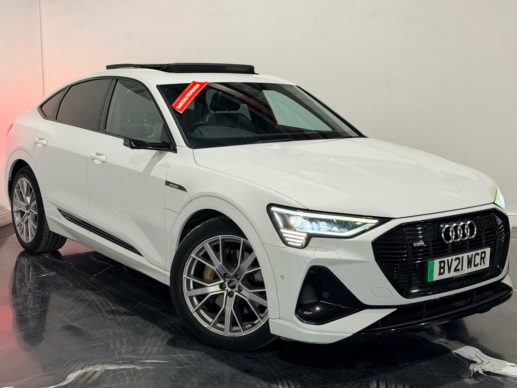 Audi E-tron 55 Launch Edition Sportback Quat White
