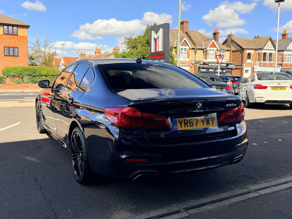BMW 5 Series 530E M Sport Black #6