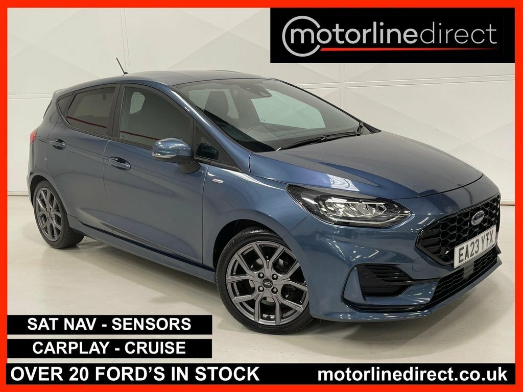 Ford Fiesta 1.0T Ecoboost St-line Hatchback Blue
