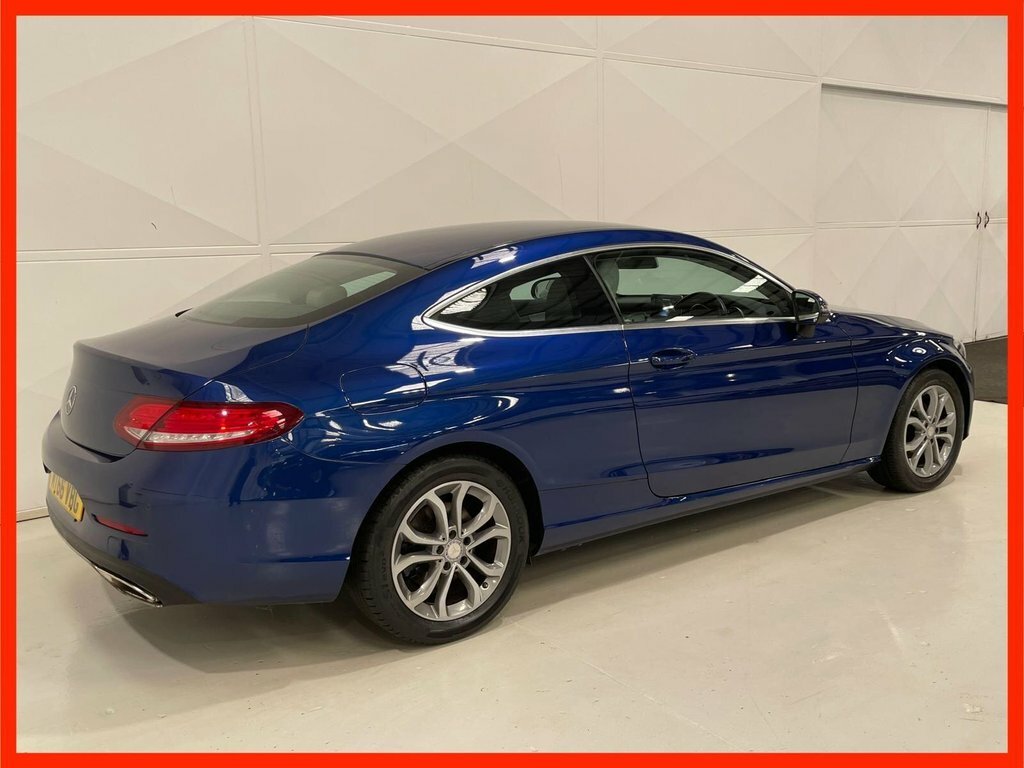 Mercedes-Benz C Class 2.0 C200 Sport Coupe Euro 6 S S Blue #3