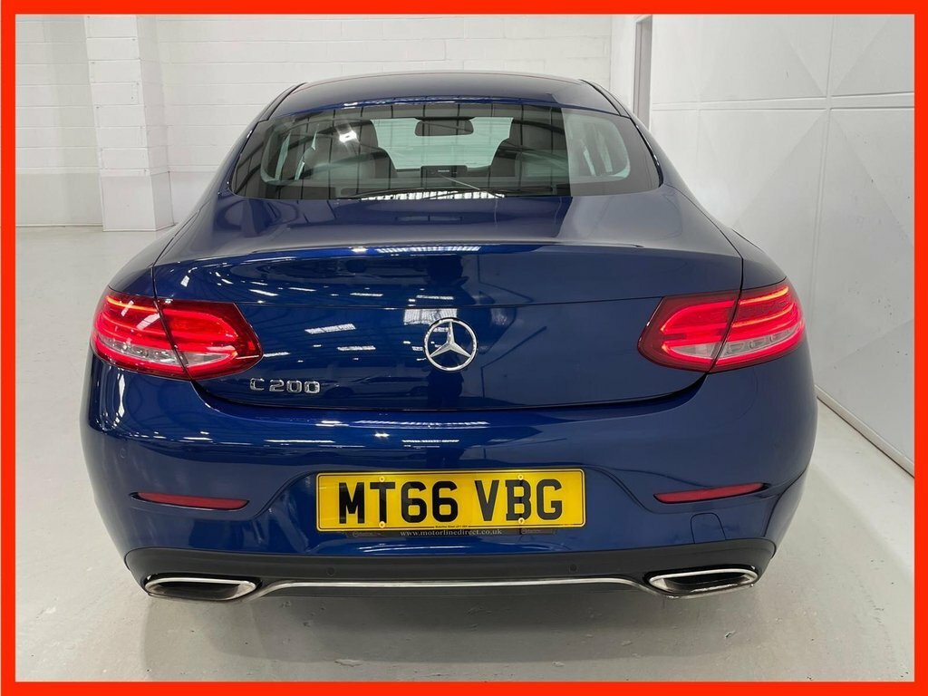 Mercedes-Benz C Class 2.0 C200 Sport Coupe Euro 6 S S Blue #4