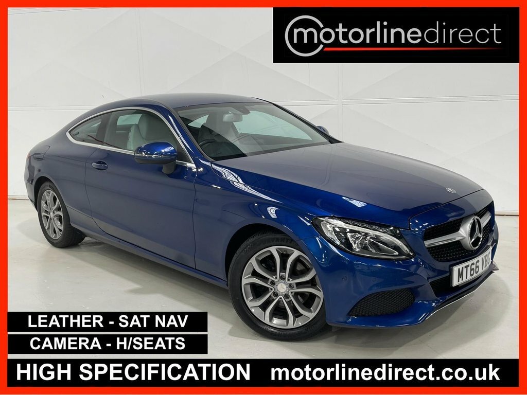 Mercedes-Benz C Class 2.0 C200 Sport Coupe Euro 6 S S Blue