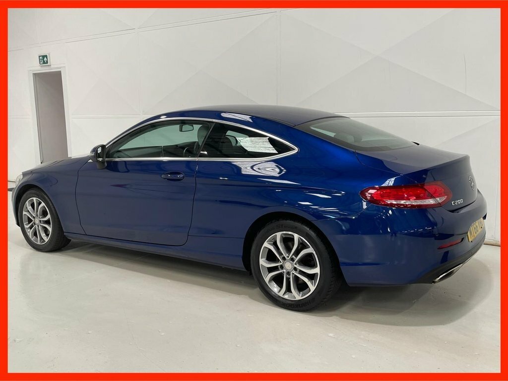 Mercedes-Benz C Class 2.0 C200 Sport Coupe Euro 6 S S Blue #5
