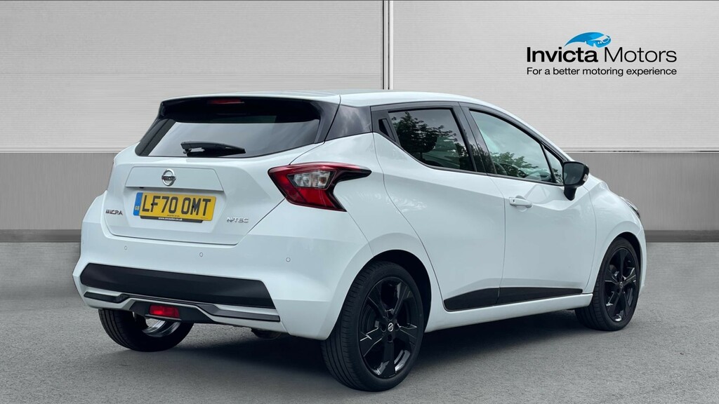 Nissan Micra N-tec LF70OMT White #3