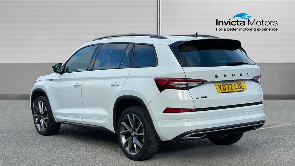 Skoda Kodiaq Sport Line White #5