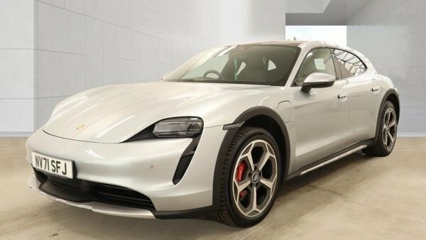 Porsche Taycan Estate Silver #3