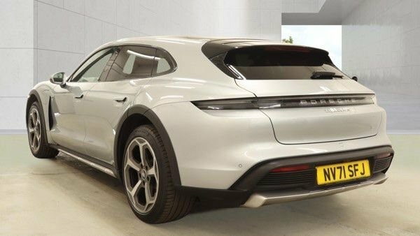 Porsche Taycan Estate Silver #6