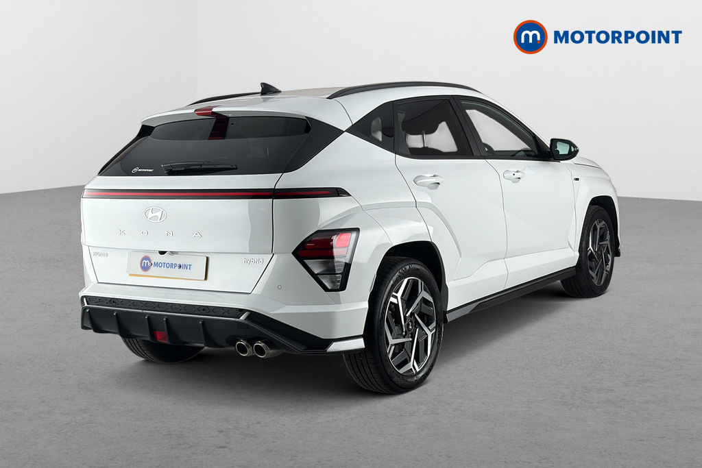 Hyundai Kona 1.6 Hybrid 138 N Line Dct White #4